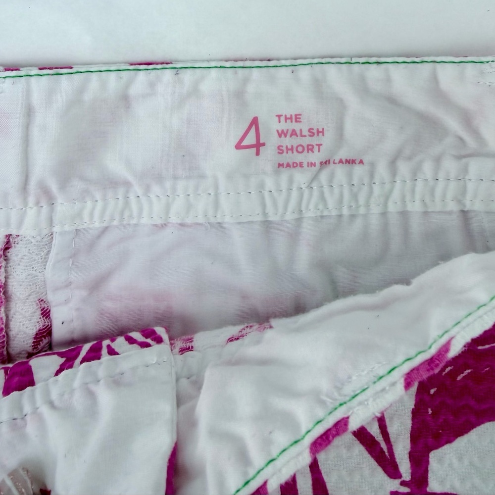 Lilly Pulitzer The Walsh Shorts in Capri Pink Yacht Sea Size 4 - Picture 5 of 6